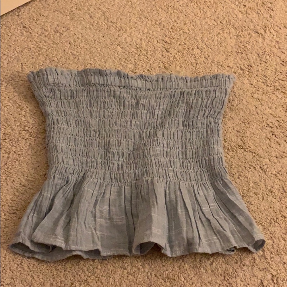 American eagle blue tube top